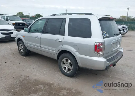2006 Honda Pilot Ex-L из США, поврежденный, VIN 2HKYF18526H555826
